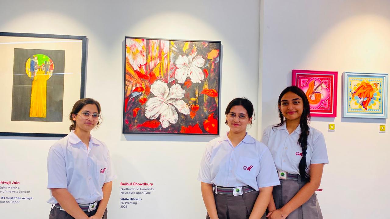 Student Visit to the British Council Art Exhibition